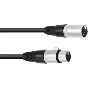 Omnitronic 30220765 XLR priključni kabel [1x 5-polni muški konektor XLR - 1x 5-polni ženski konektor XLR] 1.50 m crna slika