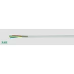 Instalacijski kabel NYM-J 1 G 4 mm² Siva (RAL 7035) Helukabel 39051-100 100 m