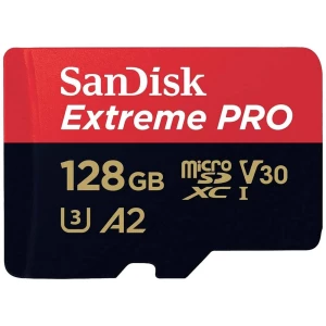 SanDisk Extreme PRO microsdxc kartica 128 GB Class 10 UHS-I otporan na udarce, vodootporan slika