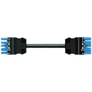 WAGO 771-9985/006-301 mrežni priključni kabel mrežni konektor - mrežni adapter Ukupan broj polova: 5 crna, plava boja 3 m 1 St. slika