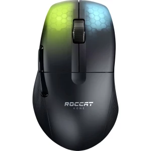 Roccat    KONE Pro Air    Bluetooth®, bežično    igraći miš    optički    osvjetljen, ergonomski    crna slika