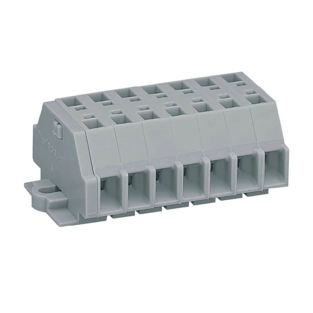 WAGO 261-107 letva rednih stezaljki 6 mm opruga Dostupnost: l siva 50 St. slika