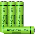 GP Batteries HR03 micro (AAA) akumulator NiMH 650 mAh 1.2 V 4 St. slika