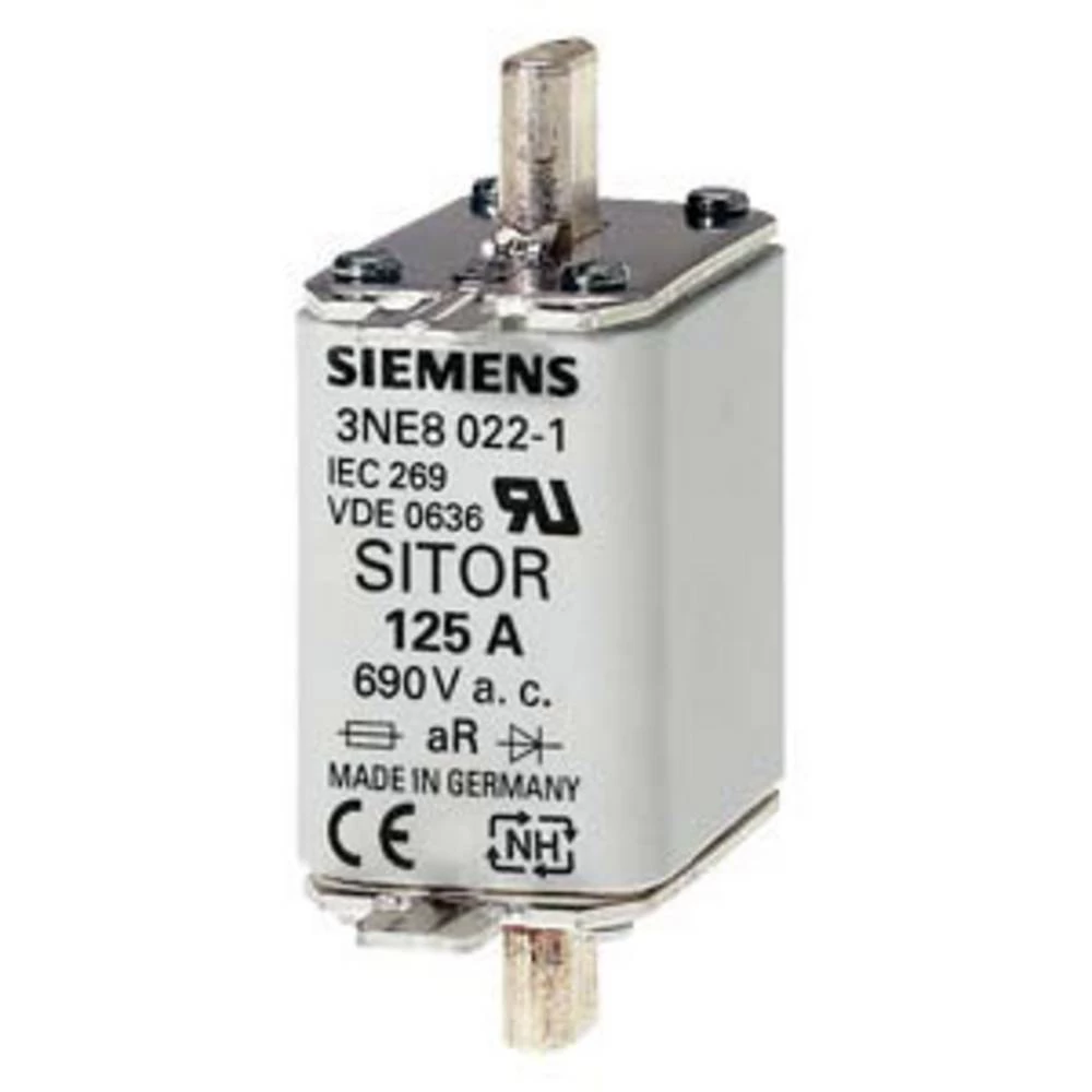 uložak osigurača Veličina osigurača = 0 125 A 690 V Siemens 3NE10222 slika