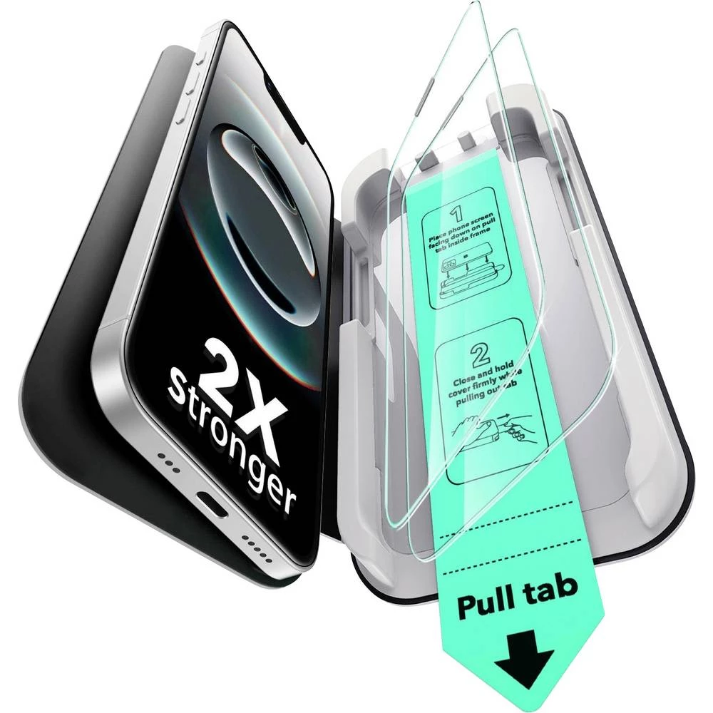 ESR Tempered-Glass zaštitno staklo zaslona Apple iPhone 16e 1 St. otporan na ogrebotine 1D81500201 slika