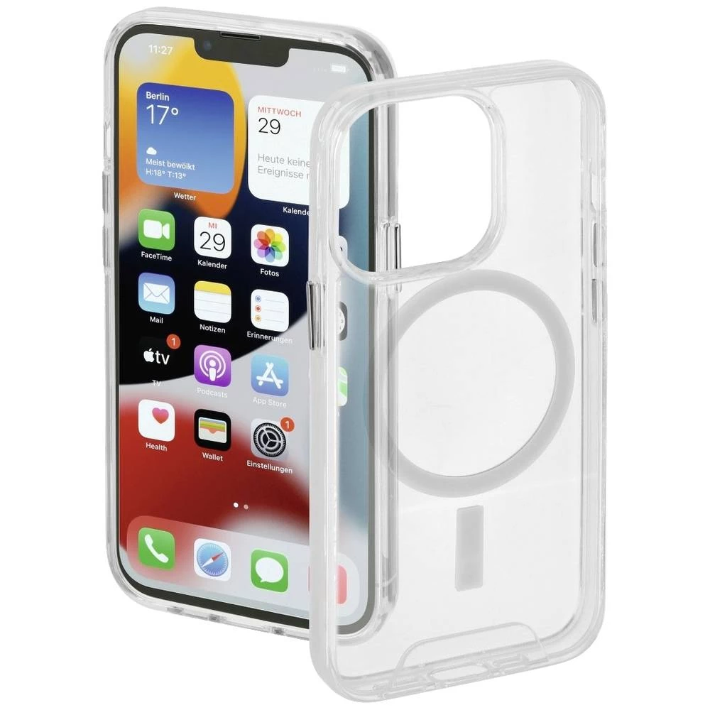 Maska &quot,MagCase Safety&quot, za Apple iPhone 13 Pro, prozirna Hama MagCase Safety etui Apple iPhone 13 Pro prozirna slika