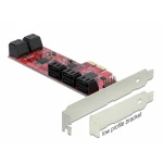 Delock PCI Express x2 kartica> 10 x interni SATA 6Gb/s - niski profil Delock 89384  PCI-Express kartica PCIe   PCIe