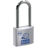 BASI - lokot - VHS 630H - aluminij - s istim ključem - br. 3003 - 30 mm - unutarnja visina okova - 40 mm Basi 6301-3001-3003 lokot 30 mm isto zatvaranje    zaključavanje s ključem