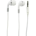 Basetech E-H 115 in ear slušalice u ušima bijela slika