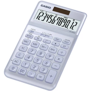 Stolni kalkulator Casio JW-200SC Plava boja Zaslon (broj mjesta): 12 solarno napajanje, baterijski pogon (Š x V x d) 109 x 11 x slika