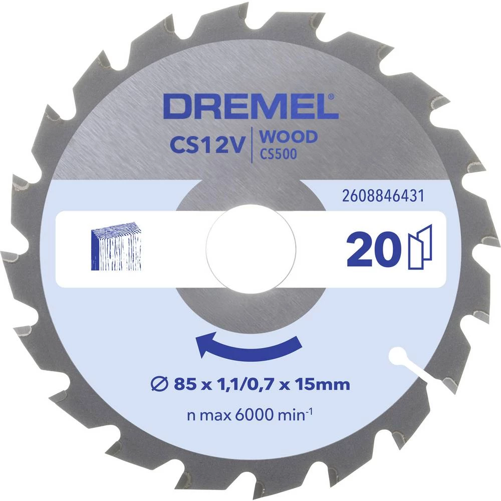 Dremel CS500 85mm 2608846431​ list kružne pile 1 kom. slika