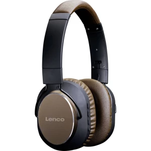 Lenco HPB-730BN Bluetooth® HiFi over ear stereo-headset preko ušiju poništavanje buke, slušalice s mikrofonom, okretni j slika