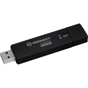 USB Stick 8 GB Kingston IronKey™ D300 Managed Crna IKD300M/8GB USB 3.0 slika