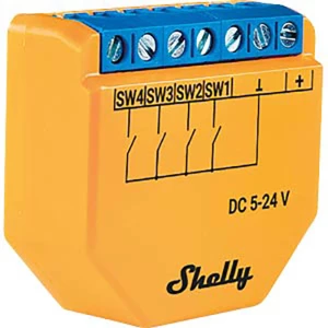 Shelly Plus i4 DC  modul scenarija  Wi-Fi, Bluetooth slika