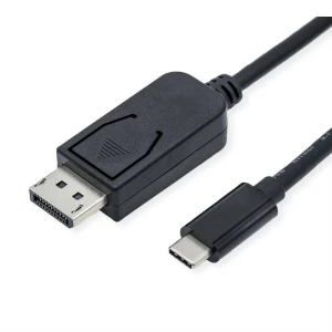 Roline 11.04.5837 USB-C® / DisplayPort adapter crna 3.00 m slika