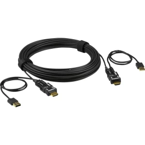 ATEN HDMI Priključni kabel [1x Muški konektor HDMI - 1x Muški konektor HDMI] 60 m Crna slika