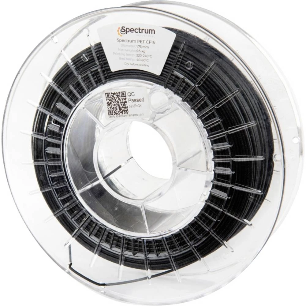 Spectrum Filaments 80587 PET CF15 3D pisač filament PET-CF15 (karbon) visoka vlačna čvrstoća, ojačan karbonskim vlaknima slika