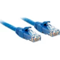 LINDY 48022 RJ45 mrežni kabel, Patch kabel cat 6 U/UTP 10.00 m plava boja  1 St. slika