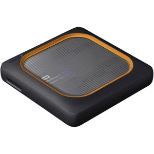 WLAN SSD tvrdi disk 1 TB Western Digital My Passport™ Wireless SSD Siva WDBAMJ0010BGY-EESN Utor za SD karticu slika