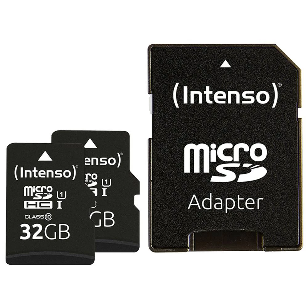 Intenso 32GB SDHC Premium double pack microsdhc kartica maloprodaja 32 UHS-I, Class 10 slika