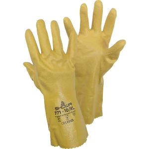 Showa 4707 771 Gr. L pamučni dres, poliester, nitril rukavice za kemikalije Veličina (Rukavice): 9, l EN 388 , EN 374-2 slika