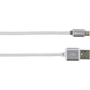 Skross USB kabel USB 2.0 USB-A utikač, USB-Micro-B utikač 1.00 m srebrna slika