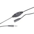 SpeaKa Professional-JACK audio produžni kabel [1x JACK utikač 3.5 mm - 1x JACK utičnica 3.5 mm] 6 m crn s kontrolom jačine slika