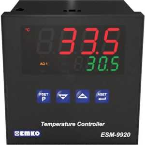 Emko ESM-9920.2.20.0.1/01.02/0.0.0.0 2-točkovni, p, pi, pd, pid termostat Pt100, J, K, R, S, T -200 do 1700 °C relej 5 A slika