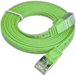 LAN (RJ45) Mreža Priključni kabel CAT 6 U/FTP 3 m Zelena plosnati Slim Wirewin