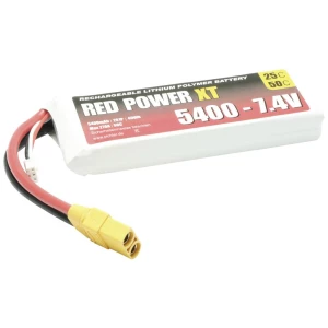 Red Power lipo akumulatorski paket za modele 7.4 V 5400 mAh  25 C softcase XT90 slika