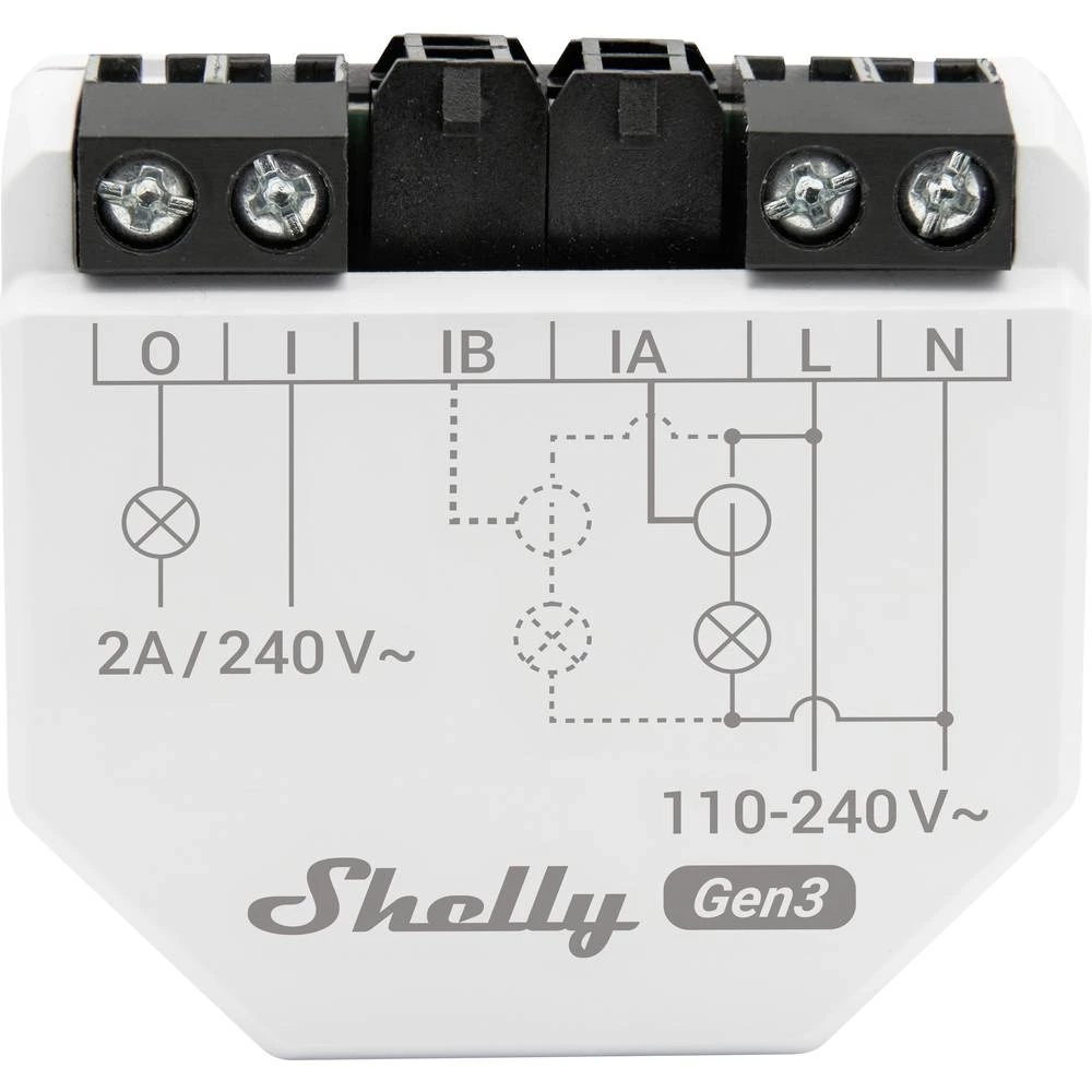 Shelly Shelly EM Gen3 - (1 x 50A CT included) mjerač električne energije Bluetooth, Wi-Fi slika