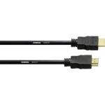 Cordial HDMI Priključni kabel [1x Muški konektor HDMI - 1x Muški konektor HDMI] 3 m Crna