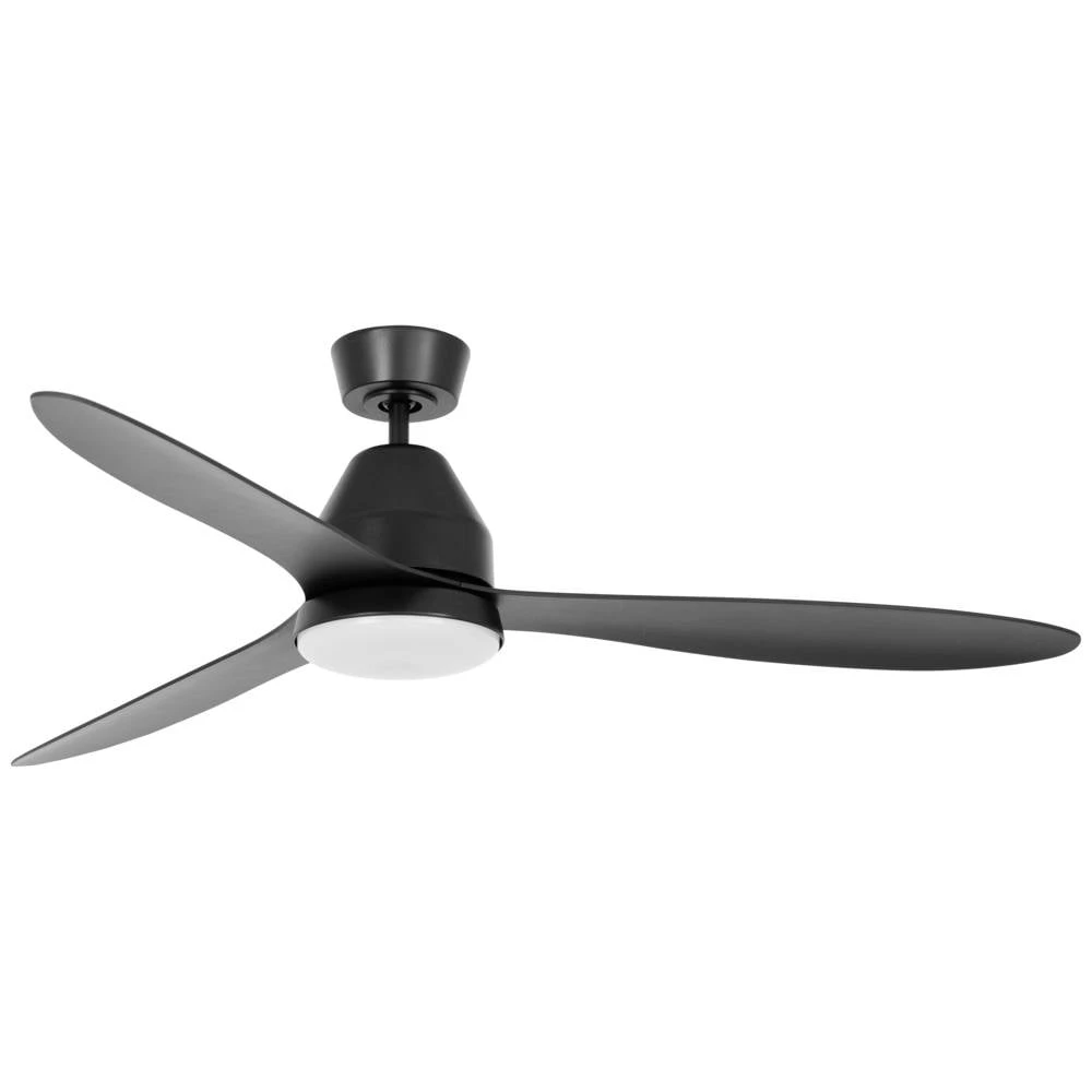 Lucci AIR Whitehaven LED stropni ventilator 35 W (Ø x V) 142 cm x 300 mm crna sa daljinskim upravljačem, s rasvjetom slika