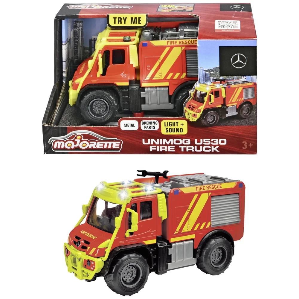 Majorette model hitnog vozila  Mercedes Benz Vatrogasno vozilo Unimog U530 gotovi model model automobila slika