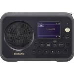 DAB+ (1012) Prijenosni radio Sangean DPR-76 UKW Mogućnost punjenja Crna