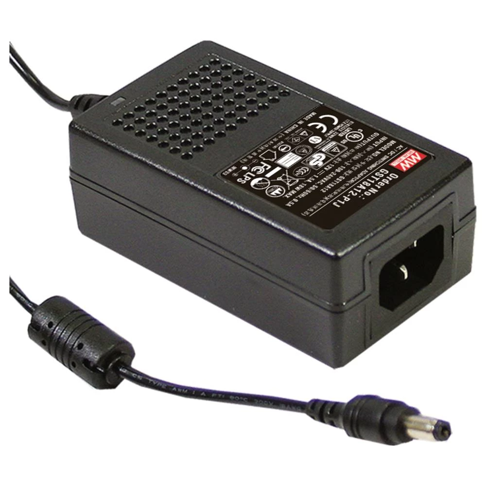 MEAN WELL GST18A12-P1J desktop napajanje, fiksni napon 12 V 1.5 A 18 W slika