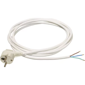as - Schwabe 70833 Mrežni kabel, priključni kabel za štednjak Priključni vod 3m Bijela slika