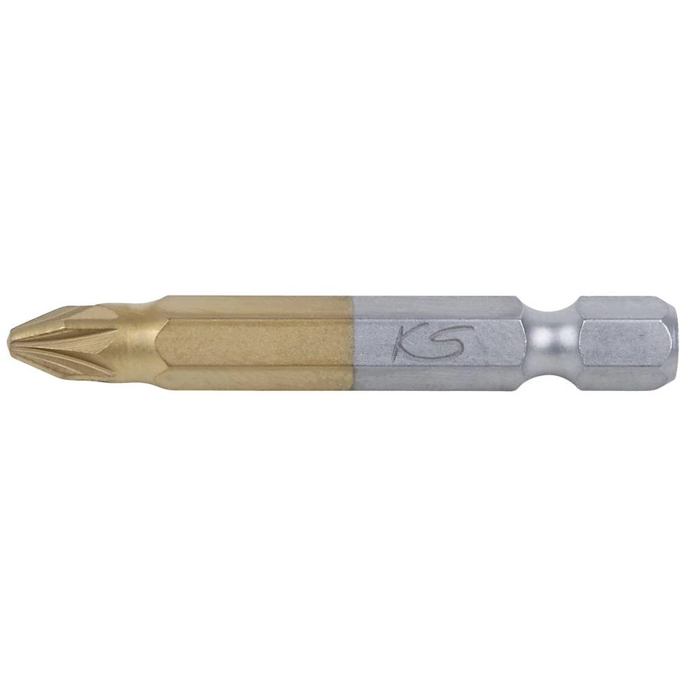 KS Tools 911.3641 9113641 križni bit PZ 1 specijalni čelik presvučen titanom C 6.3 kom. slika