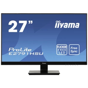 Iiyama ProLite E2791HSU-B1 LED zaslon 68.6 cm (27 palac) Energetska učinkovitost 2021 E (A - G) 1920 x 1080 piksel Full slika