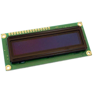 Display Elektronik OLED-modul žuta crna 16 x 2 piksel (Š x V x D) 80 x 10 x 36 mm DEP16201-Y slika
