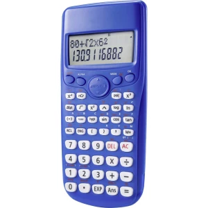 Renkforce RF-CA-240 znanstveni kalkulator plava boja Zaslon (broj mjesta): 12 baterijski pogon (Š x V x D) 84 x 164 x 15 slika