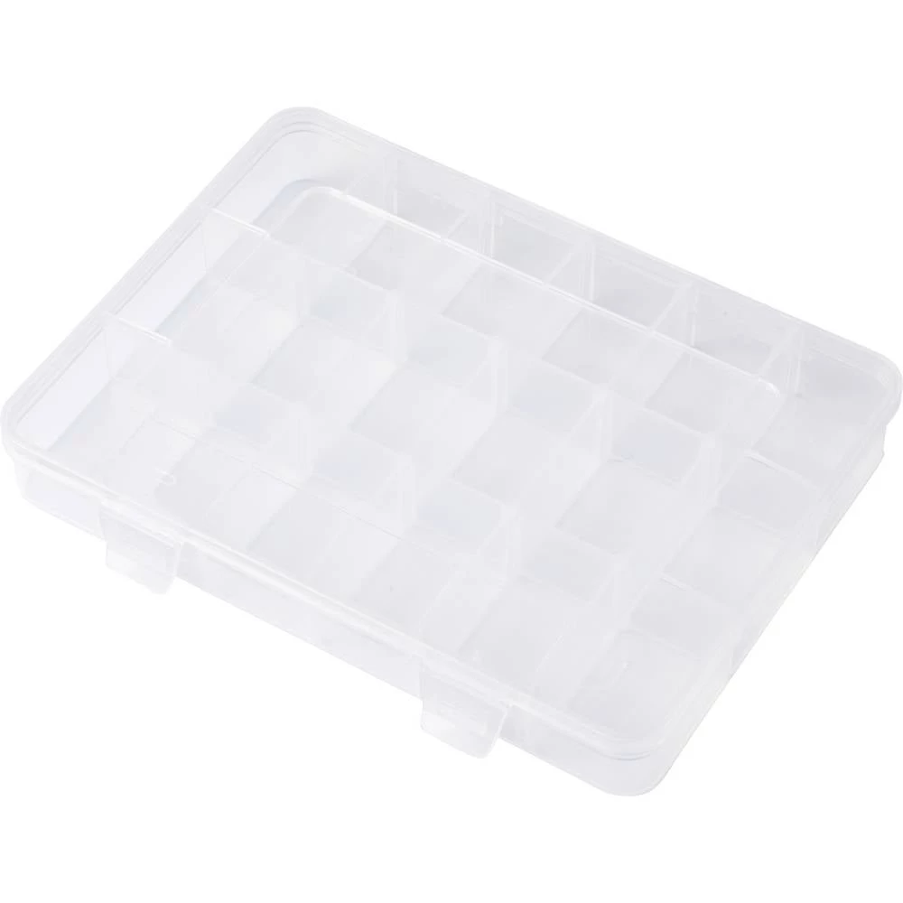 TRU COMPONENTS TC-SG18-012 sortirna kutija (D x Š x V) 200 x 160 x 30 mm Broj odjeljaka: 18 varijabilna podjela Content slika