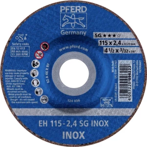 PFERD EH 115-2,4 SG INOX 61340124 rezna ploča s glavom  115 mm 22.23 mm 25 St. slika
