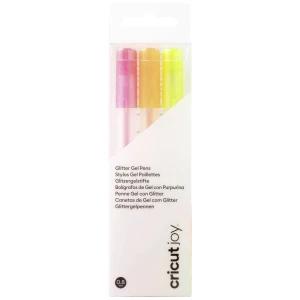 Cricut Joy™ svjetlucave gel olovke 0,8 mm neonske boje (3 kom) Cricut Joy™ Glitzer Gel 0,8mm, 3er set olovki  neon slika
