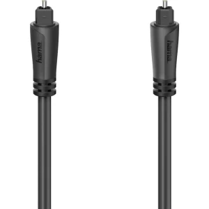 Hama Toslink digitalni audio priključni kabel [1x muški konektor toslink (ODT) - 1x muški konektor toslink (ODT)] 1.5 m crna slika