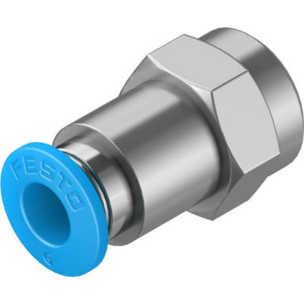 FESTO ravni priključak 153023 QSF-1/8-6-B Unutarnji navoj G1/8" Ø cijevi: 6 mm 1 St. slika