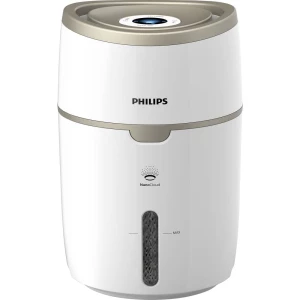Philips ovlaživač zraka 2000 serije HU4816 / 10 s higijenskom tehnologijom NanoCloud, 2 razine brzine i funkcijom timera, bijela i šampanjac Philips HU4816/10 ovlaživač  44 m² bijela 1 St. slika