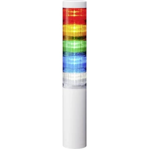 Signalni toranj LED Patlite LR6-5M2WJNW-RYGBC 5-bojno, Crvena, Žuta, Zelena, Plava boja, Prozirna 5-bojno, Crvena, Žuta, Zelena, slika