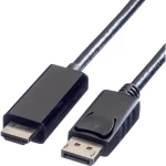 Value DisplayPort priključni kabel 5.00 m 11.99.5788 sa zaštitom crna [1x muški konektor displayport - 1x muški konektor