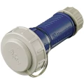 Spojka sa zaštitnim kontaktom Plastika vodootporan 230 V Bijela, Plava boja IP68 MENNEKES 10833 slika